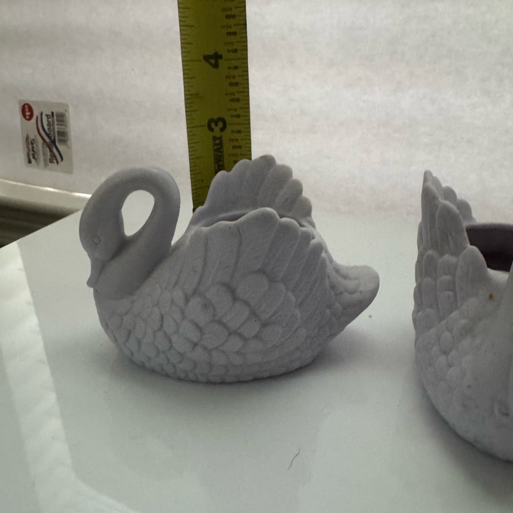 Vintage Beacon Hill Ceramic Swan Candle Holders - Picture 8 of 10